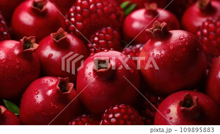 red pomegranate background red pomegranate background 109895883