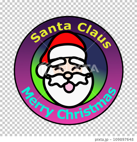 サンタクロースのエンブレム 109897648