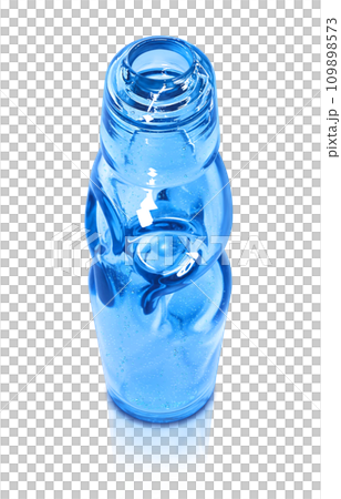 Ramune bottle illustration real 109898573