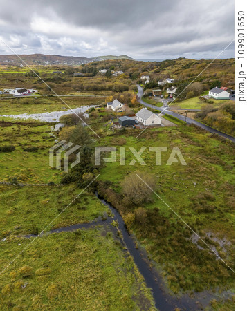 Typical flooding in County Donegal - Ireland 109901650