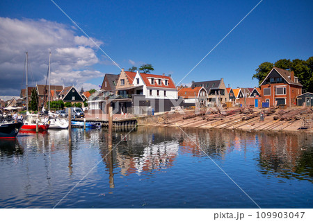 Ship slipway on the island Urk 109903047