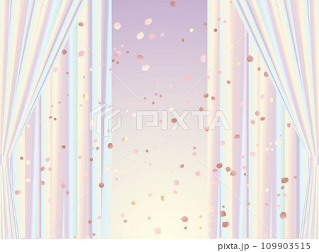 カーテン17二重開-花吹雪 カーテン17二重開-花吹雪 109903515