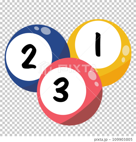 set of billiard balls set of billiard balls 109903805