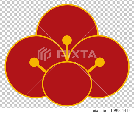 梅の花のマーク 梅の花のマーク 109904415