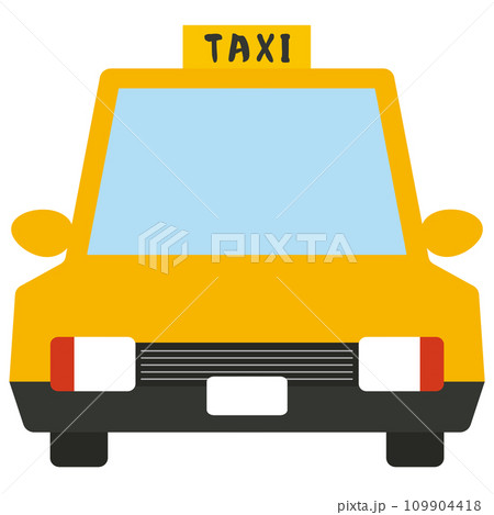 白ナンバーのタクシー 109904418