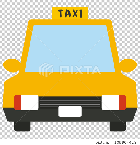 白ナンバーのタクシー 109904418