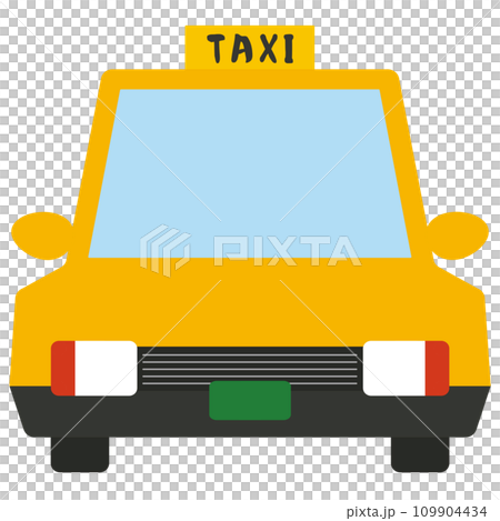 緑ナンバーのタクシー 109904434