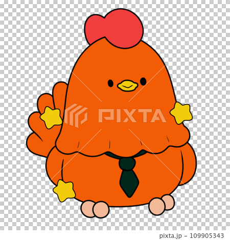 The illustration of a chicken The illustration of a chicken 109905343