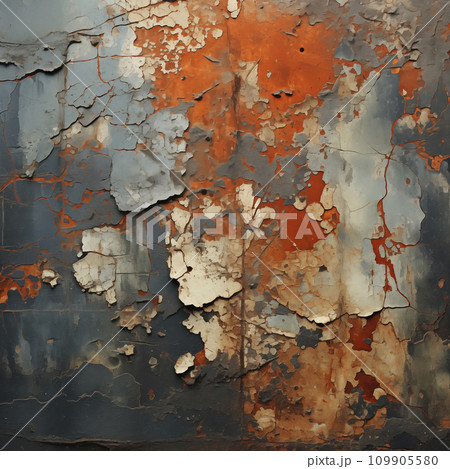 背景素材 錆びた金属質感の表面(AI生成画像) 背景素材 錆びた金属質感の表面(AI生成画像) 109905580