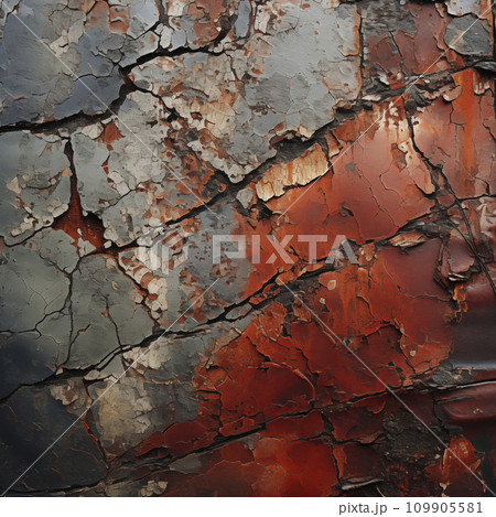 背景素材 錆びた金属質感の表面(AI生成画像) 背景素材 錆びた金属質感の表面(AI生成画像) 109905581