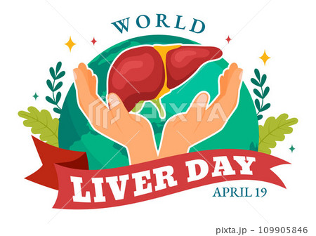 World Liver Day Vector Illustration on April 19th to Raise Global Awareness of Hepatitis and Healthy in Flat Cartoon Background Design World Liver Day Vector Illustration on April 19th to Raise Global Awareness of Hepatitis and Healthy in Flat Cartoon Background Design 109905846