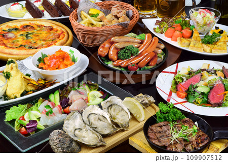 忘年会や新年会の洋食パーティー料理 バリエーション豊かなパーティーコース 忘年会や新年会の洋食パーティー料理 バリエーション豊かなパーティーコース 109907512