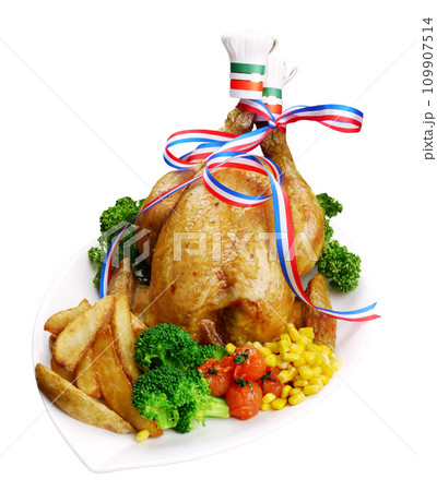 【PNG透過素材】クリスマスやパーティーにローストした七面鳥の丸焼き 【PNG透過素材】クリスマスやパーティーにローストした七面鳥の丸焼き 109907514