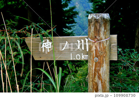 神ノ川林道の道しるべ 109908730