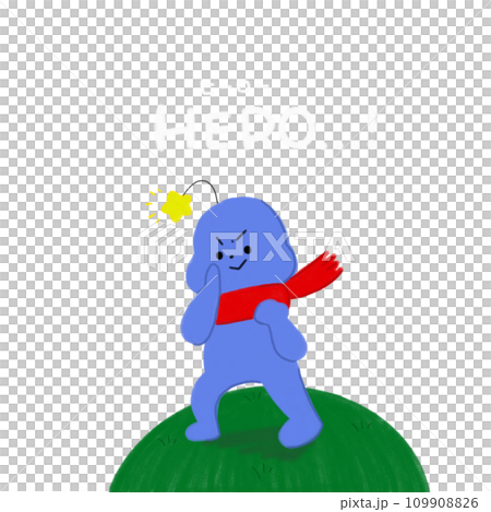 ヒーローポーズのイラスト 109908826