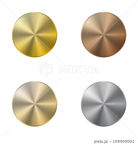 Holographic label circles set 109909002