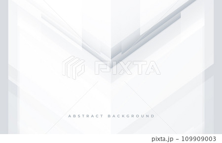 Abstract futuristic technology background with white and grey geometric 3D arrows. 109909003