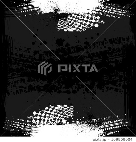 Sport flag grunge black tires 109909004