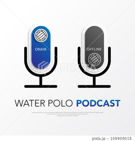 Microphone podcast water polo Microphone podcast water polo 109909018