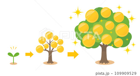 お金を育てるイメージ お金を育てるイメージ 109909529