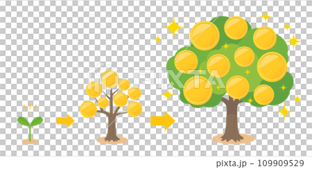 お金を育てるイメージ お金を育てるイメージ 109909529