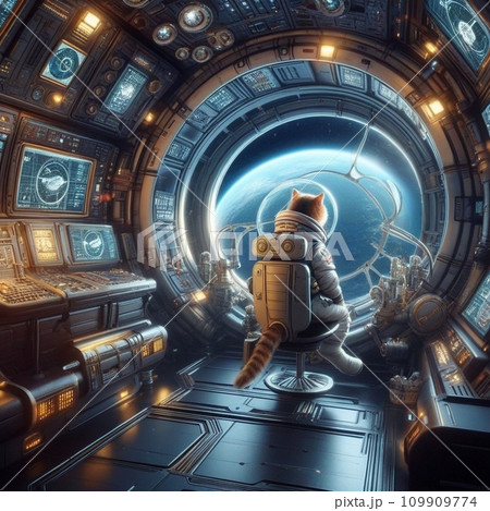 猫の宇宙ステーション 109909774