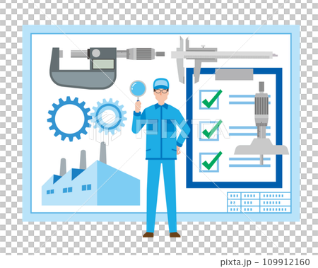 Industrial quality assurance man Industrial quality assurance man 109912160