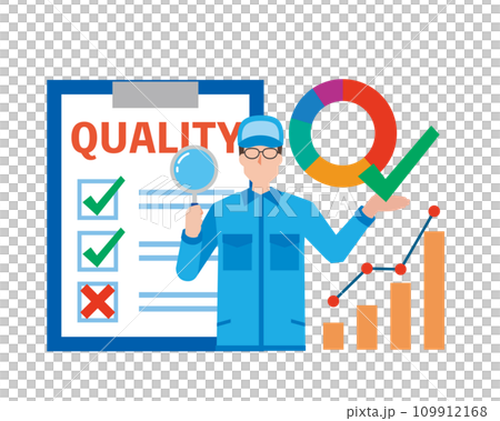 A man from the quality assurance department A man from the quality assurance department 109912168