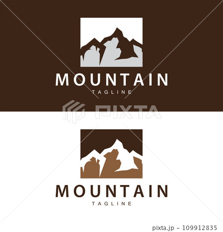 Mountain Logo Simple Design Adventure Model Silhouette Landscape Simple Modern Style Brand Product Business Mountain Logo Simple Design Adventure Model Silhouette Landscape Simple Modern Style Brand Product Business 109912835