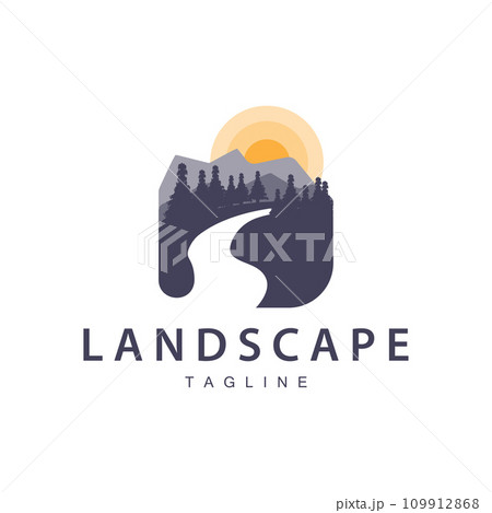 Mountain Logo Simple Design Adventure Model Silhouette Landscape Simple Modern Style Brand Product Business Mountain Logo Simple Design Adventure Model Silhouette Landscape Simple Modern Style Brand Product Business 109912868
