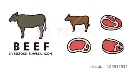 牛　牛肉　食材　バーベキュー　精肉 109912955