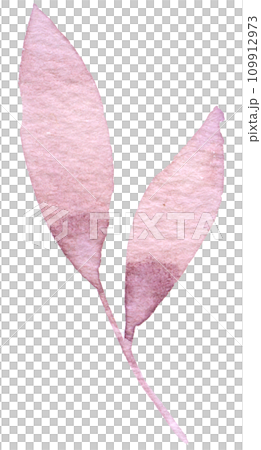 Autumn watercolor hand paint element 109912973