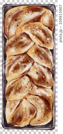 Bread bakery watercolor hand paint clipart 109913907