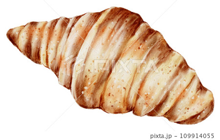 Bread bakery watercolor hand paint clipart 109914055