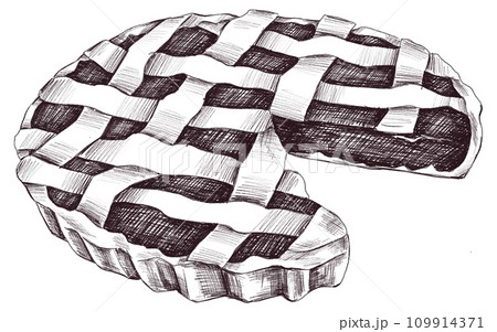 Bread bakery pencil sketch clipart Bread bakery pencil sketch clipart 109914371
