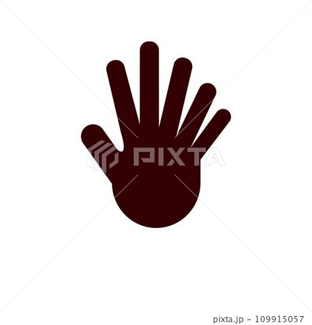 simple hand logo vector template simple hand logo vector template 109915057