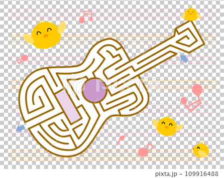可愛いギターの迷路 可愛いギターの迷路 109916488