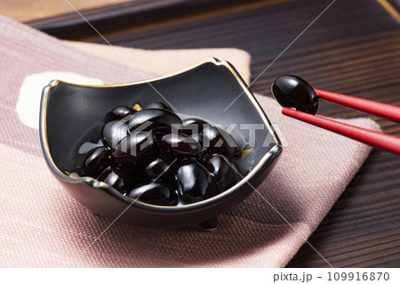 黒豆の煮豆 黒豆の煮豆 109916870