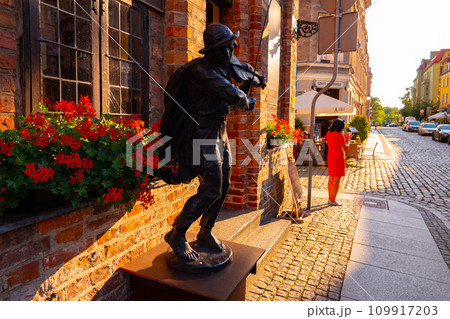 old walls of the historical part of the medieval city of Torun. Poland. Europe. 109917203