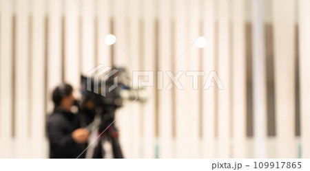 展示会　セミナー　ボケ　デフォーカス 109917865