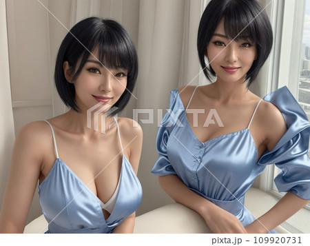 ランジェリーの女性 109920731