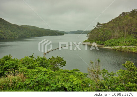 福地ダムの福上湖 福地ダムの福上湖 109921276