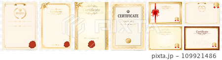 abstract certificate award design template with re 109921486