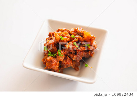 挽肉で作るチリソース 109922434