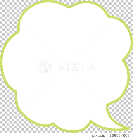 Speech bubble glass land 109924005