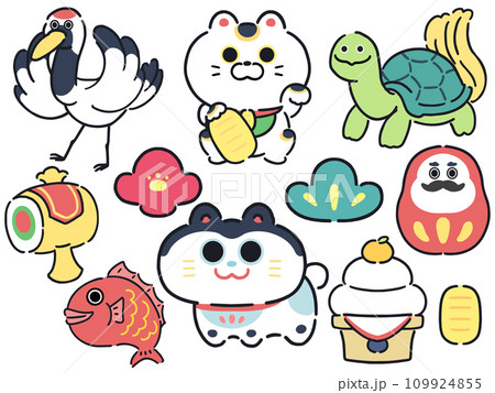 正月小物セット_01 正月小物セット_01 109924855