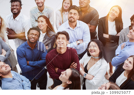 Top view group of successful business people 109925077