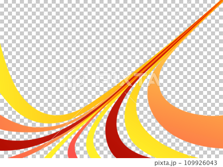 成長　オレンジ　背景デザイン 109926043