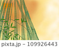 年賀状素材　日の出と竹林 109926443