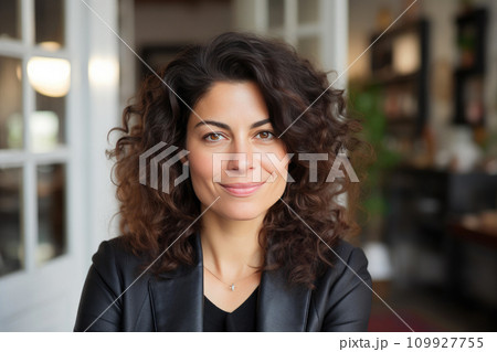 Middle-Aged Arab Psychologist with Welcoming Smile 109927755